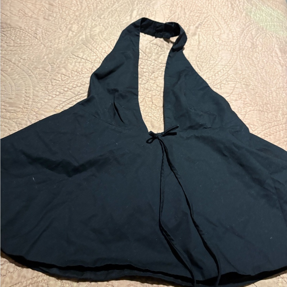 Zara Black Halter Top